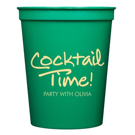 Studio Cocktail Time Stadium Cups