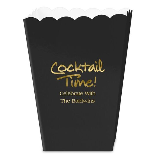 Studio Cocktail Time Mini Popcorn Boxes