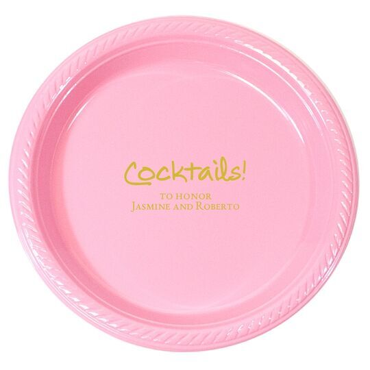 Studio Cocktails Plastic Plates