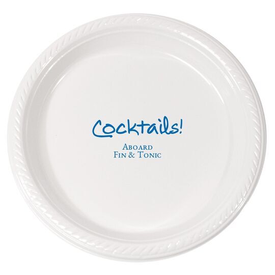 Studio Cocktails Plastic Plates