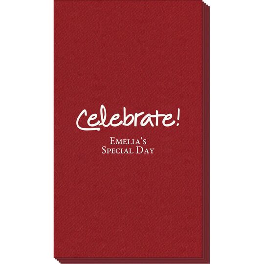 Studio Celebrate Linen Like Guest Towels