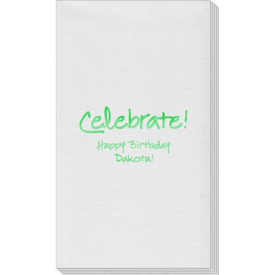 Studio Celebrate Linen Like Guest Towels