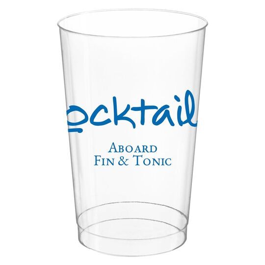 Studio Cocktails Clear Plastic Cups