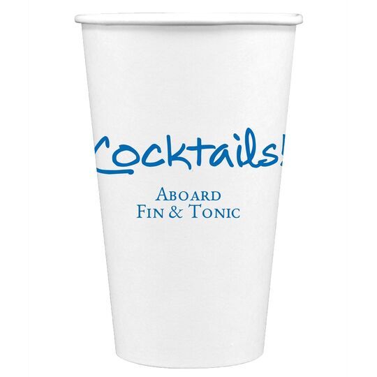 Studio Cocktails Paper Coffee Cups