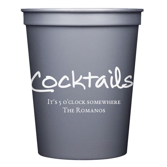 Studio Cocktails Stadium Cups
