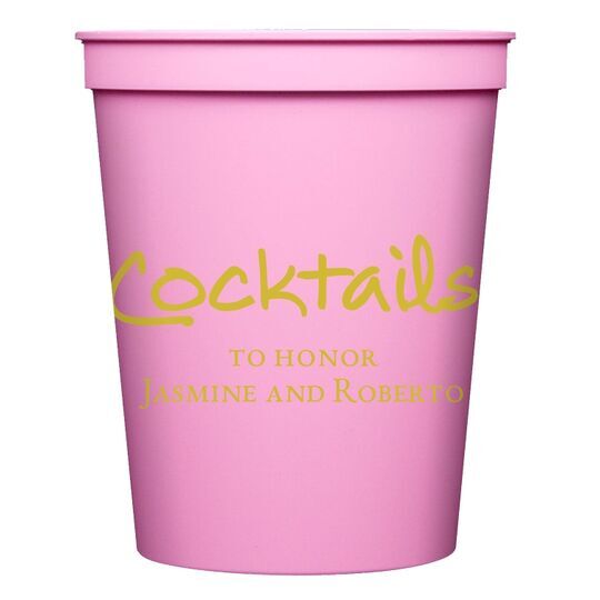 Studio Cocktails Stadium Cups