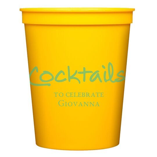 Studio Cocktails Stadium Cups