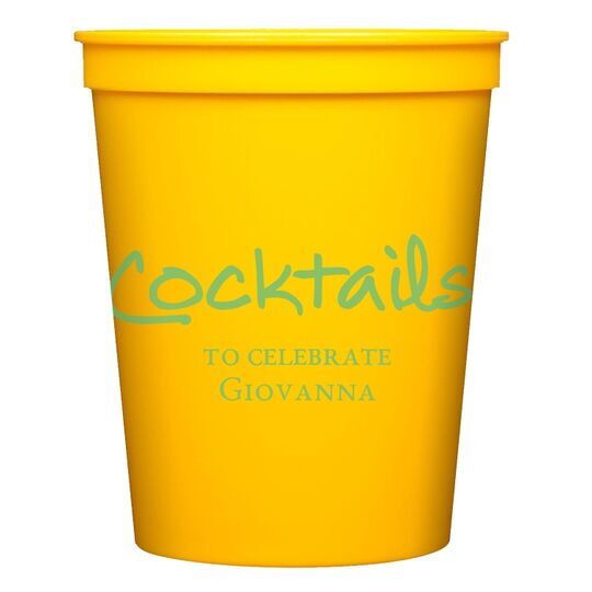 Studio Cocktails Stadium Cups