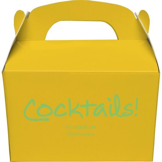 Studio Cocktails Gable Favor Boxes