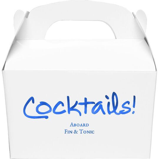 Studio Cocktails Gable Favor Boxes