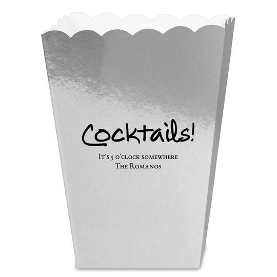 Studio Cocktails Mini Popcorn Boxes