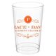 Initial Scroll Clear Plastic Cups Image 3 of 4