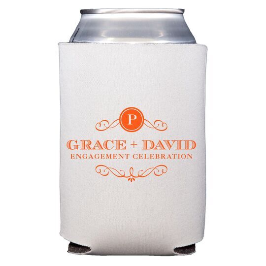 Initial Scroll Collapsible Huggers