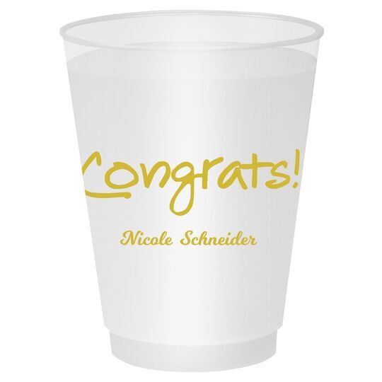 Studio Congrats Shatterproof Cups