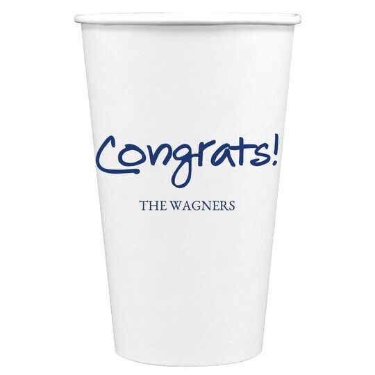 Studio Congrats Paper Coffee Cups