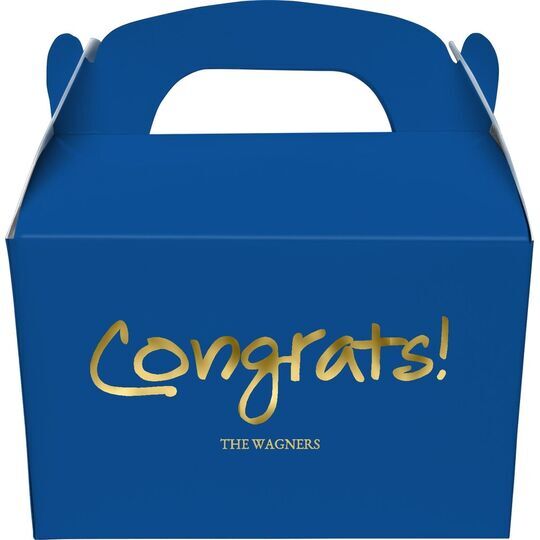 Studio Congrats Gable Favor Boxes