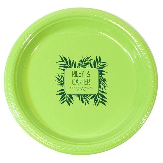 Palm Leaves Plastic Plates