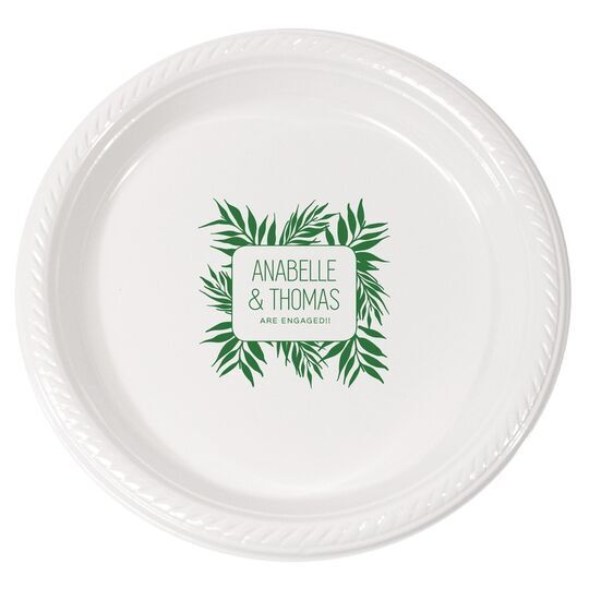 Palm Leaves Plastic Plates