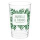 Palm Leaves Clear Plastic Cups Image 2 of 2