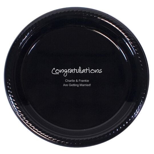 Studio Congratulations Plastic Plates