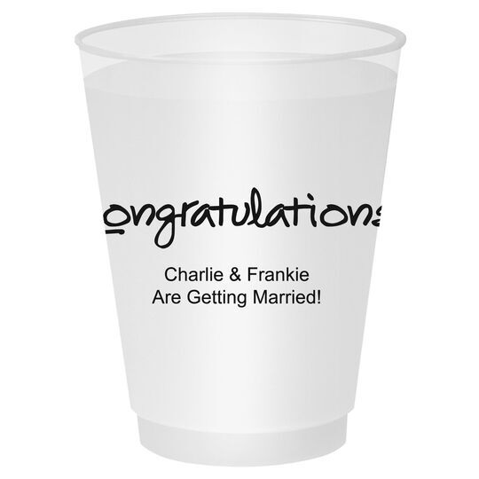 Studio Congratulations Shatterproof Cups