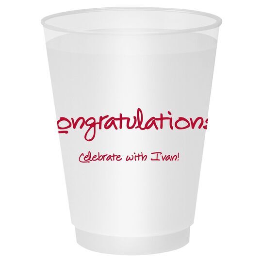 Studio Congratulations Shatterproof Cups