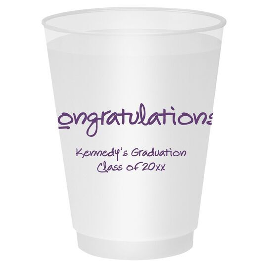 Studio Congratulations Shatterproof Cups