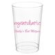 Studio Congratulations Clear Plastic Cups Image 2 of 6