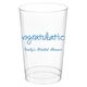 Studio Congratulations Clear Plastic Cups Image 6 of 6