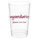 Studio Congratulations Clear Plastic Cups Image 1 of 6