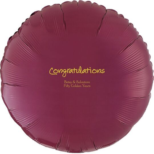 Studio Congratulations Mylar Balloons