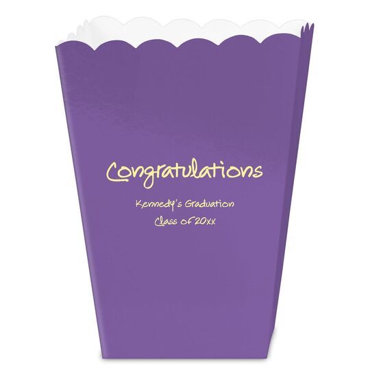 Studio Congratulations Mini Popcorn Boxes
