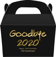 Studio Goodbye 2020 Gable Favor Boxes