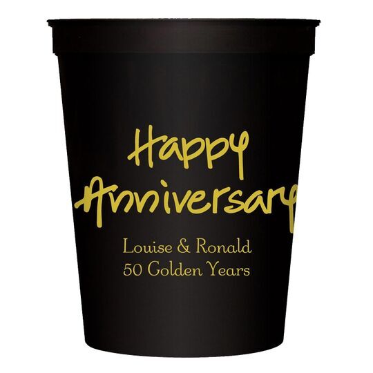 Studio Happy Anniversary Stadium Cups