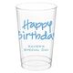 Studio Happy Birthday Clear Plastic Cups Image 1 of 2