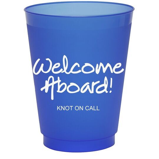 Studio Welcome Aboard Colored Shatterproof Cups