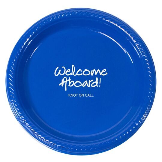 Studio Welcome Aboard Plastic Plates