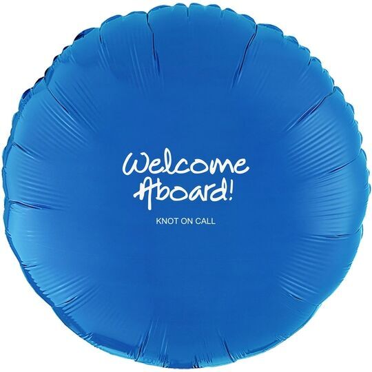 Studio Welcome Aboard Mylar Balloons