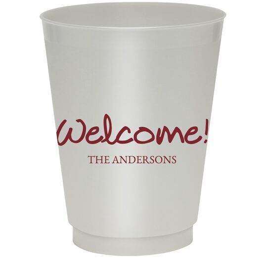 Studio Welcome Colored Shatterproof Cups