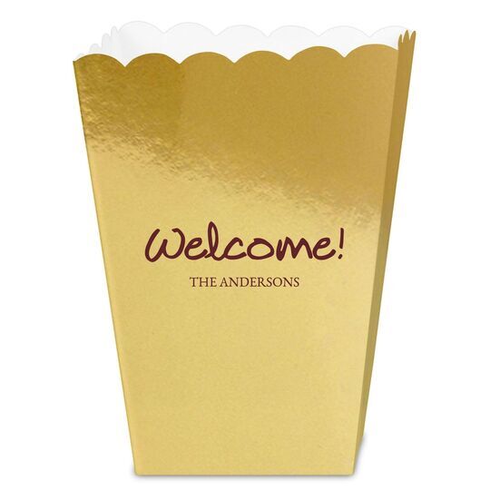 Studio Welcome Mini Popcorn Boxes