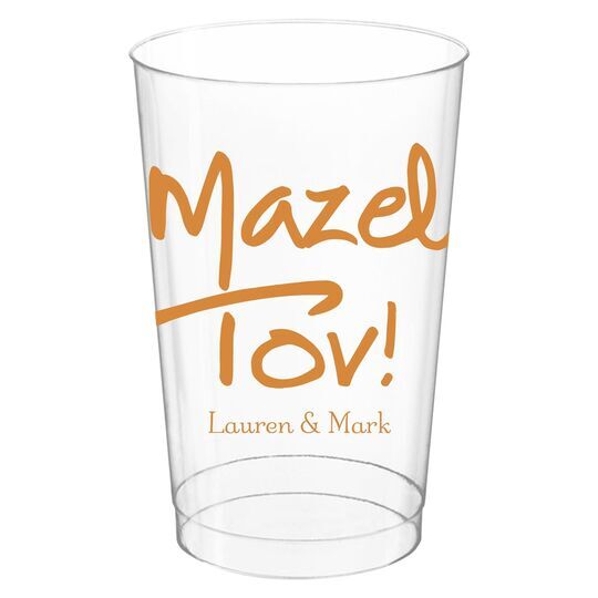 Studio Mazel Tov Clear Plastic Cups