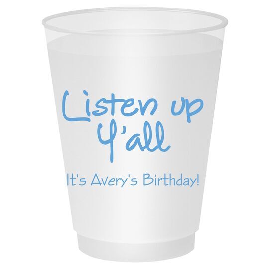 Studio Listen Up Y'All Shatterproof Cups