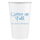 Studio Listen Up Y'All Paper Coffee Cups Image 1 of 2