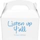 Studio Listen Up Y'All Gable Favor Boxes Image 1 of 2