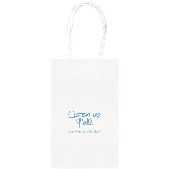 Studio Listen Up Y'All Medium Twisted Handled Bags