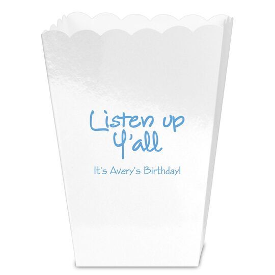 Studio Listen Up Y'All Mini Popcorn Boxes
