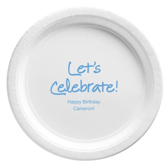 Studio Let's Celebrate Paper Plates