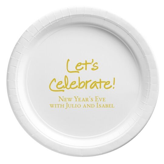 Studio Let's Celebrate Paper Plates