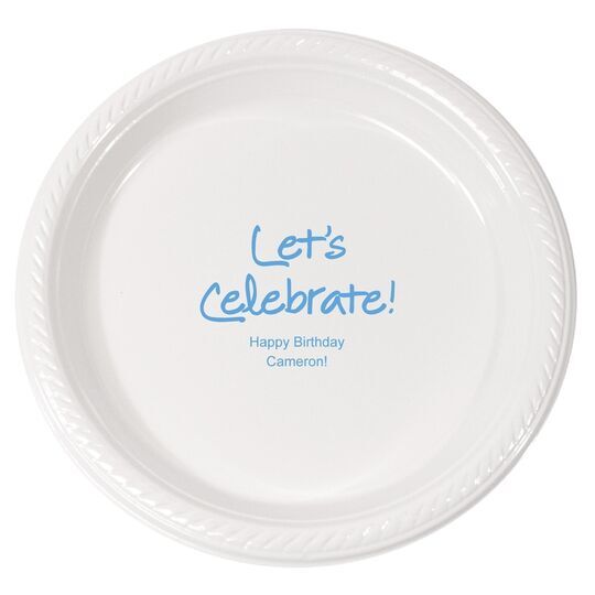Studio Let's Celebrate Plastic Plates