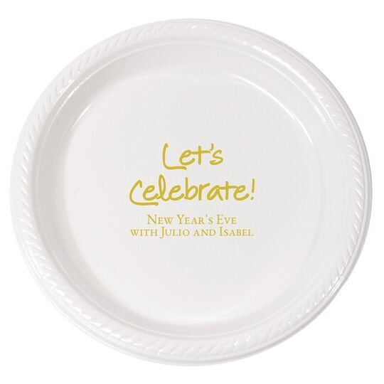 Studio Let's Celebrate Plastic Plates